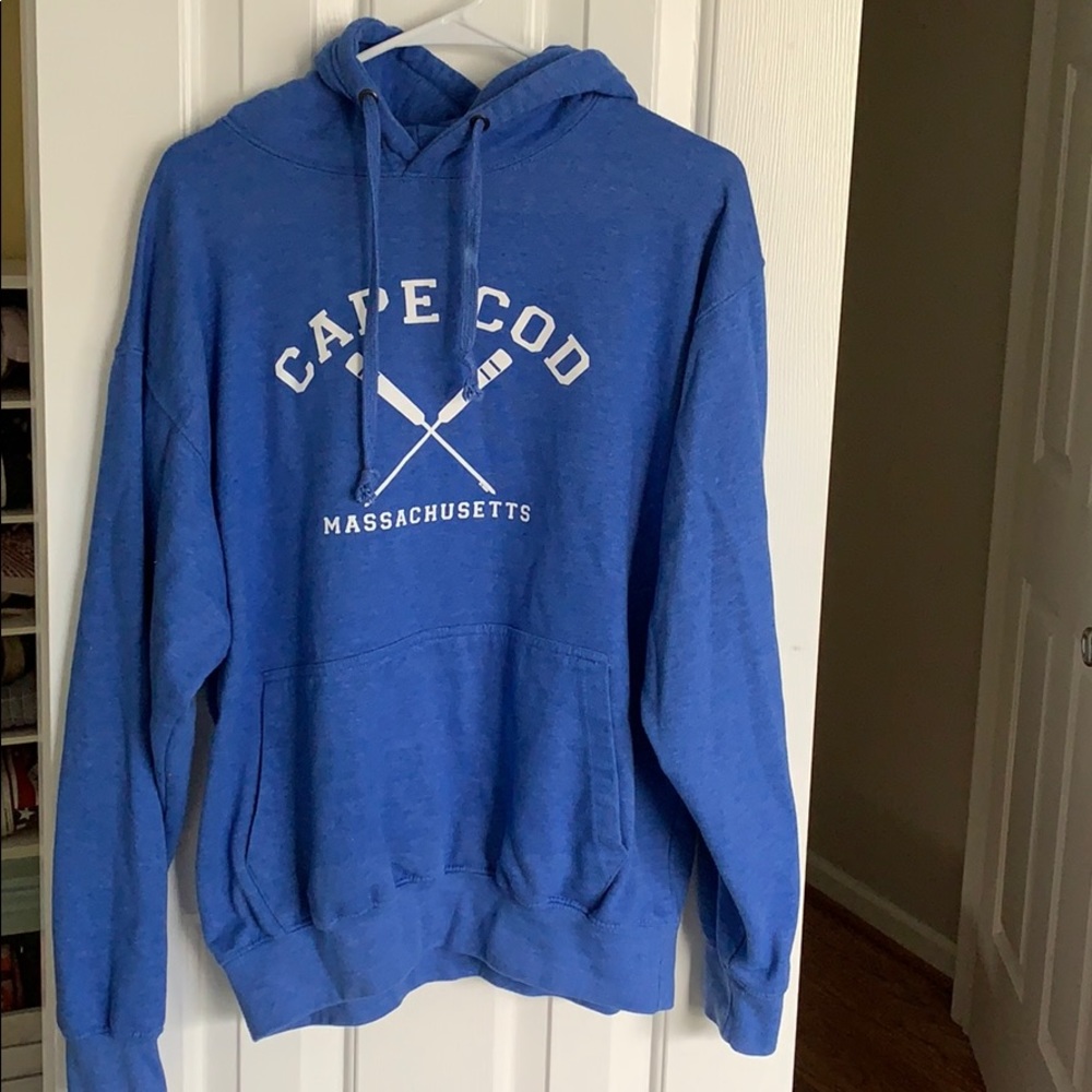 Blue Cape Cod Hooded Sweatshirt